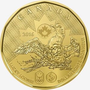 Канада - Canada 2016 р. $1 долар UNCIRCULATED