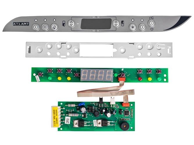 Блок управління H60B+емблема+тримач для холодильника Атлант від компанії Інтернет-магазин "Patok" - фото 1