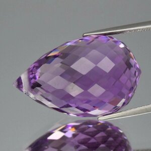 Аметист бріолет 24.35 ct 21.5x14.2mm