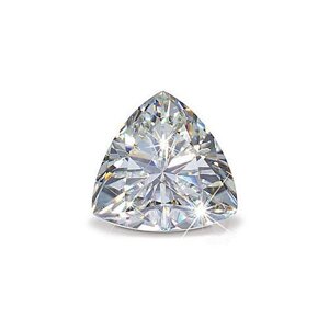 Імітація діаманта .3.00 ct Трильйонів Cut Solitaire Loose Diamond VVS1