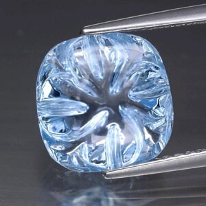 Натуральний топаз блакитний 5.77ct 10 mm