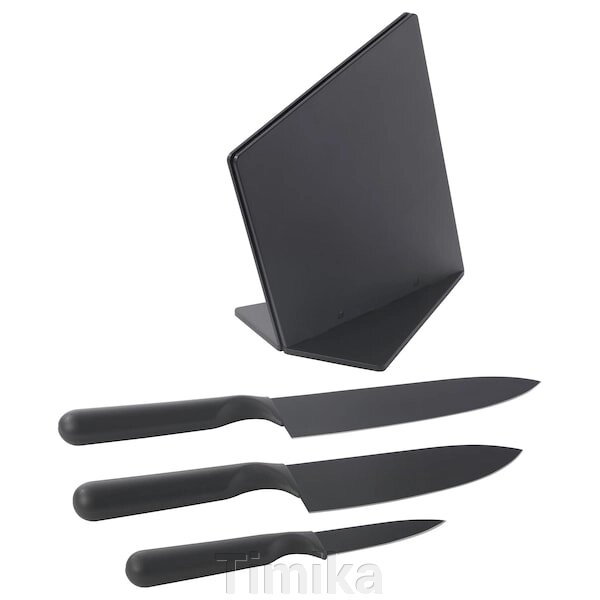 3-ножовий блок JÄMFÖRA, чорний від компанії Timika - фото 1