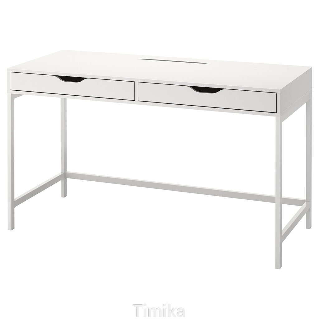ALEX Письмовий стіл, білий, 132х58 см від компанії Timika - фото 1