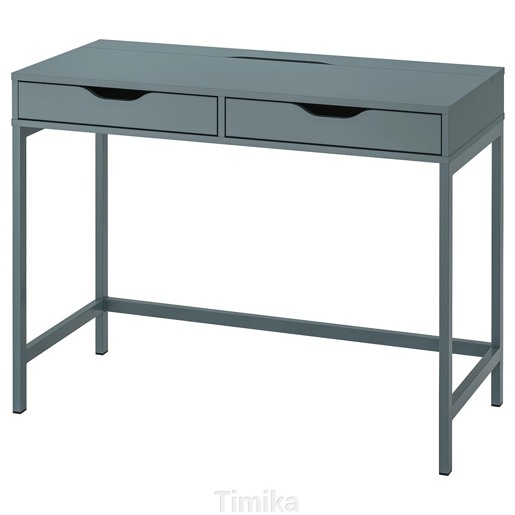 ALEX Письмовий стіл, сіро-бірюзовий, 100х48 см від компанії Timika - фото 1