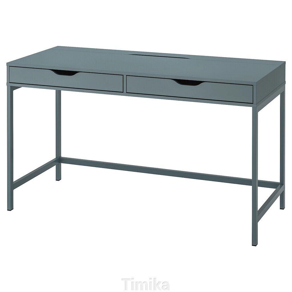 ALEX Письмовий стіл, сіро-бірюзовий, 132x58 см від компанії Timika - фото 1