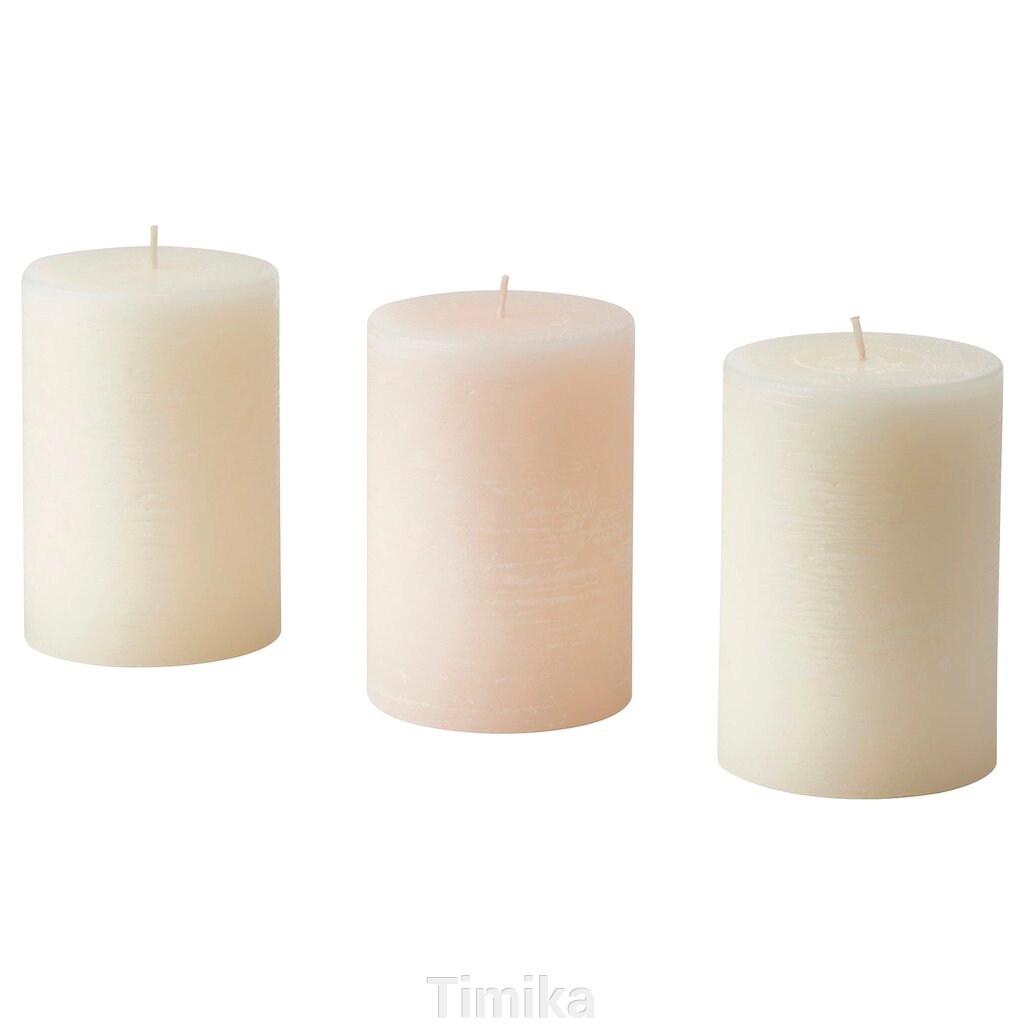 Ароматична свічка JÄMLIK, ваніль/світло-бежевий, 30 год від компанії Timika - фото 1