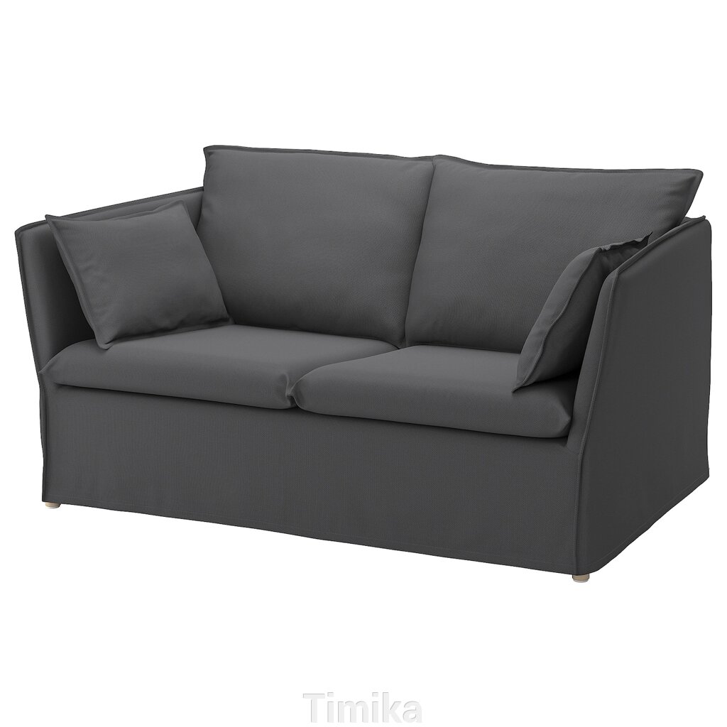 BACKSÄLEN 2-місний диван, Hallarp сірий від компанії Timika - фото 1