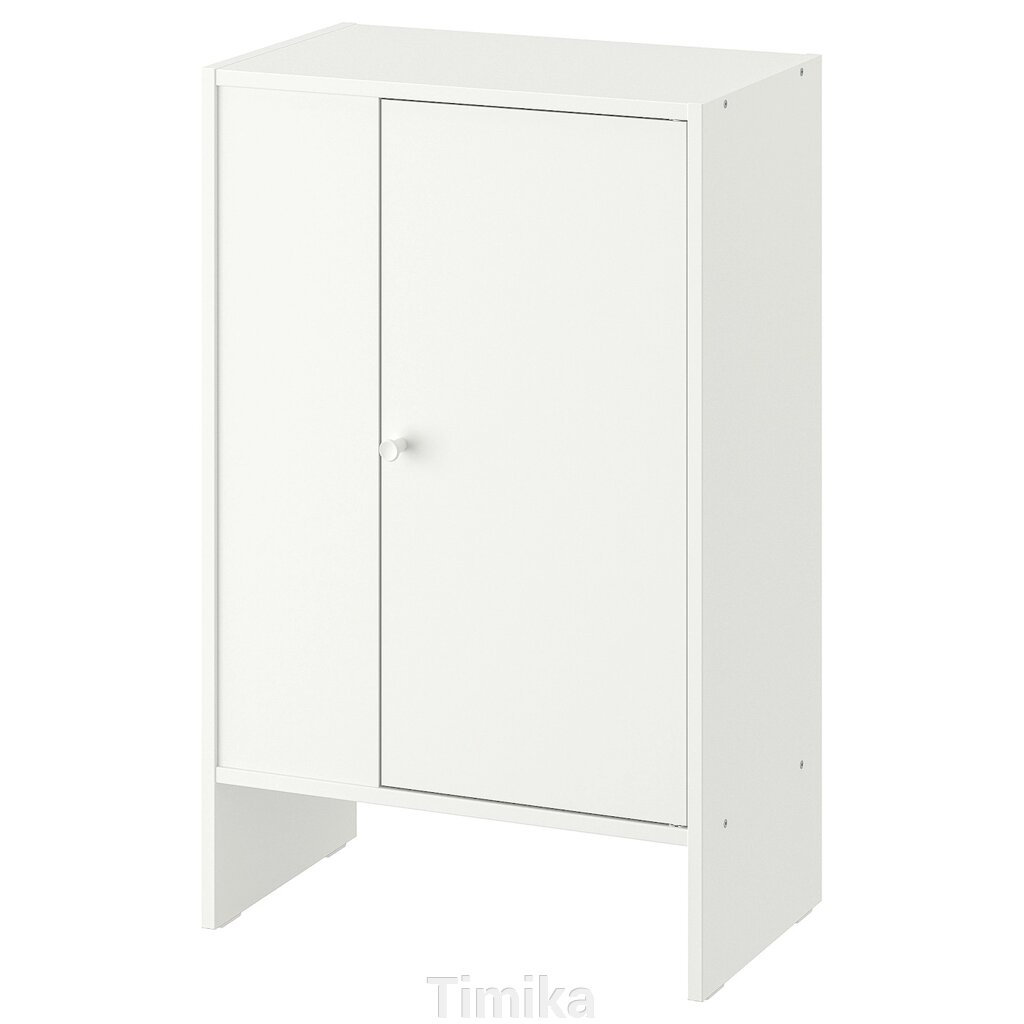 BAGGEBO Шафа з дверцятами, біла, 50x30x80 см від компанії Timika - фото 1