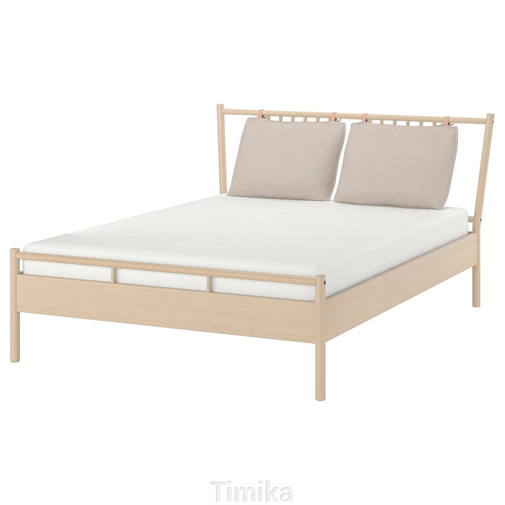 BJÖRKSNÄS Каркас ліжка, береза/березовий шпон, 140x200 см від компанії Timika - фото 1