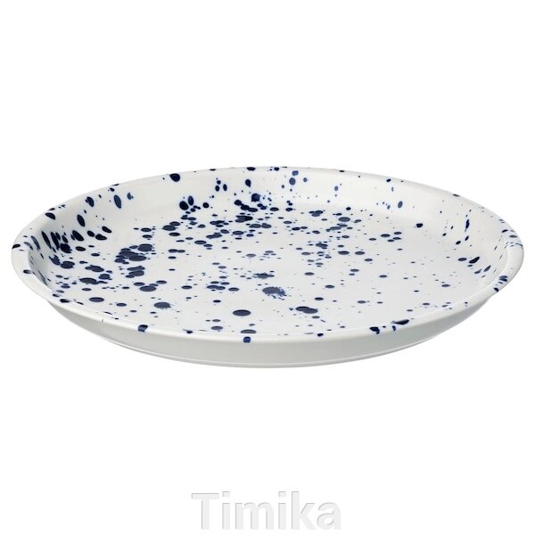 Блюдо SILVERSIDA, малюнок/синій, 34 см від компанії Timika - фото 1