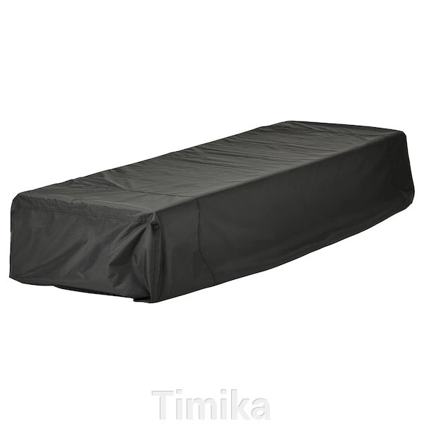 Чохол для садових меблів TOSTERÖ, чорний, 206x75 см від компанії Timika - фото 1