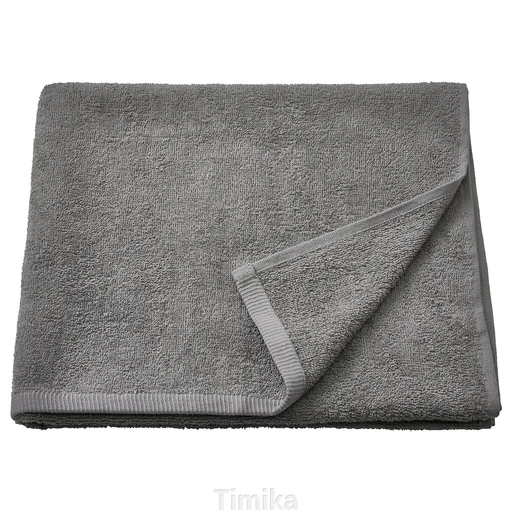 DIMFORSEN Рушник банний, сірий, 70х140 см від компанії Timika - фото 1