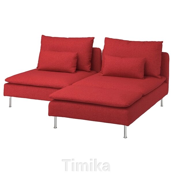 Диван SÖDERHAMN 2-місний з диваном, Тонеруд червоний від компанії Timika - фото 1