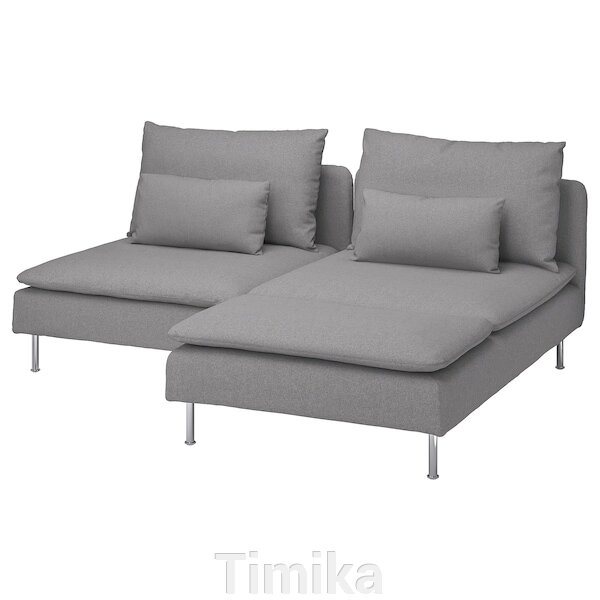 Диван SÖDERHAMN 2-місний з диваном, Тонеруд сірий від компанії Timika - фото 1