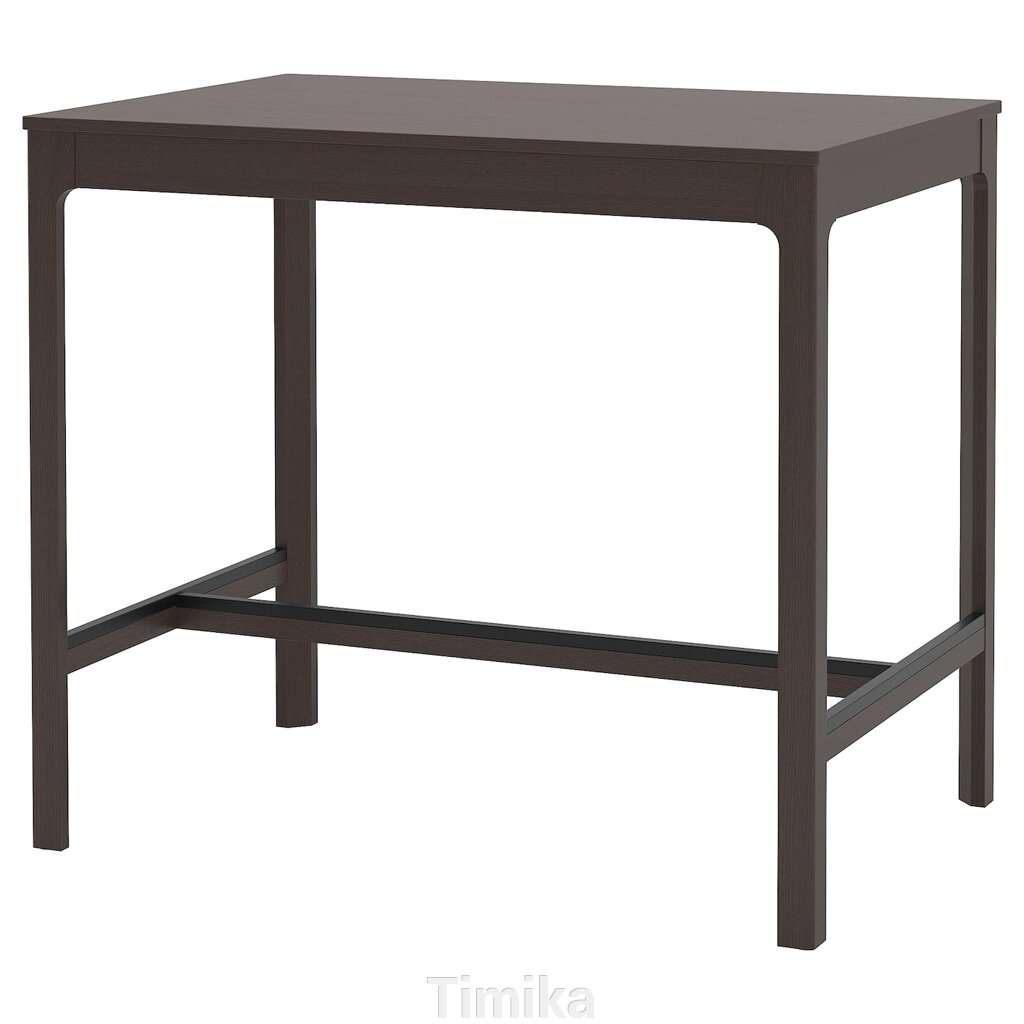 ЕКЕДАЛЕН Барний стіл, темно-коричневий, 120х80х105 см від компанії Timika - фото 1