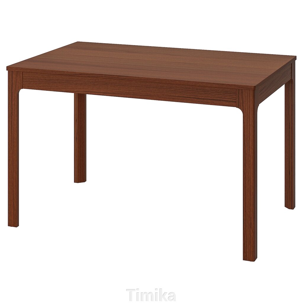 ЕКЕДАЛЕН Розкладний стіл, коричневий, 120/180х80 см від компанії Timika - фото 1