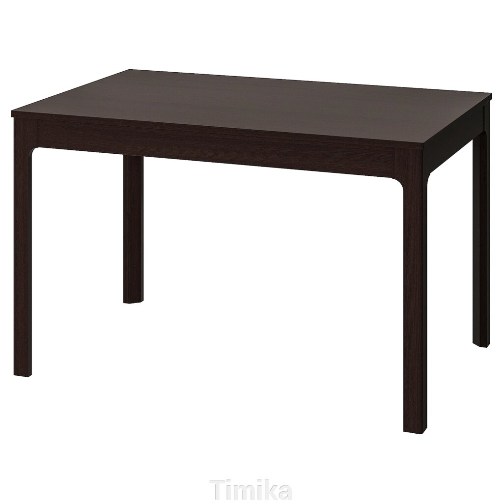 ЕКЕДАЛЕН Розкладний стіл, темно-коричневий, 120/180х80 см від компанії Timika - фото 1