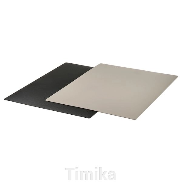 FINFÖRDELA Обробна дошка, гнучка, чорний/темно-сіро-бежевий, 28x36 см від компанії Timika - фото 1