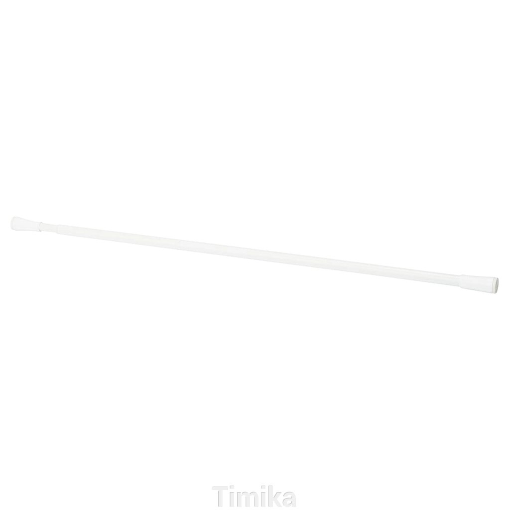 FJÄDRANDE Карниз для штор, білий, 70-120 см від компанії Timika - фото 1
