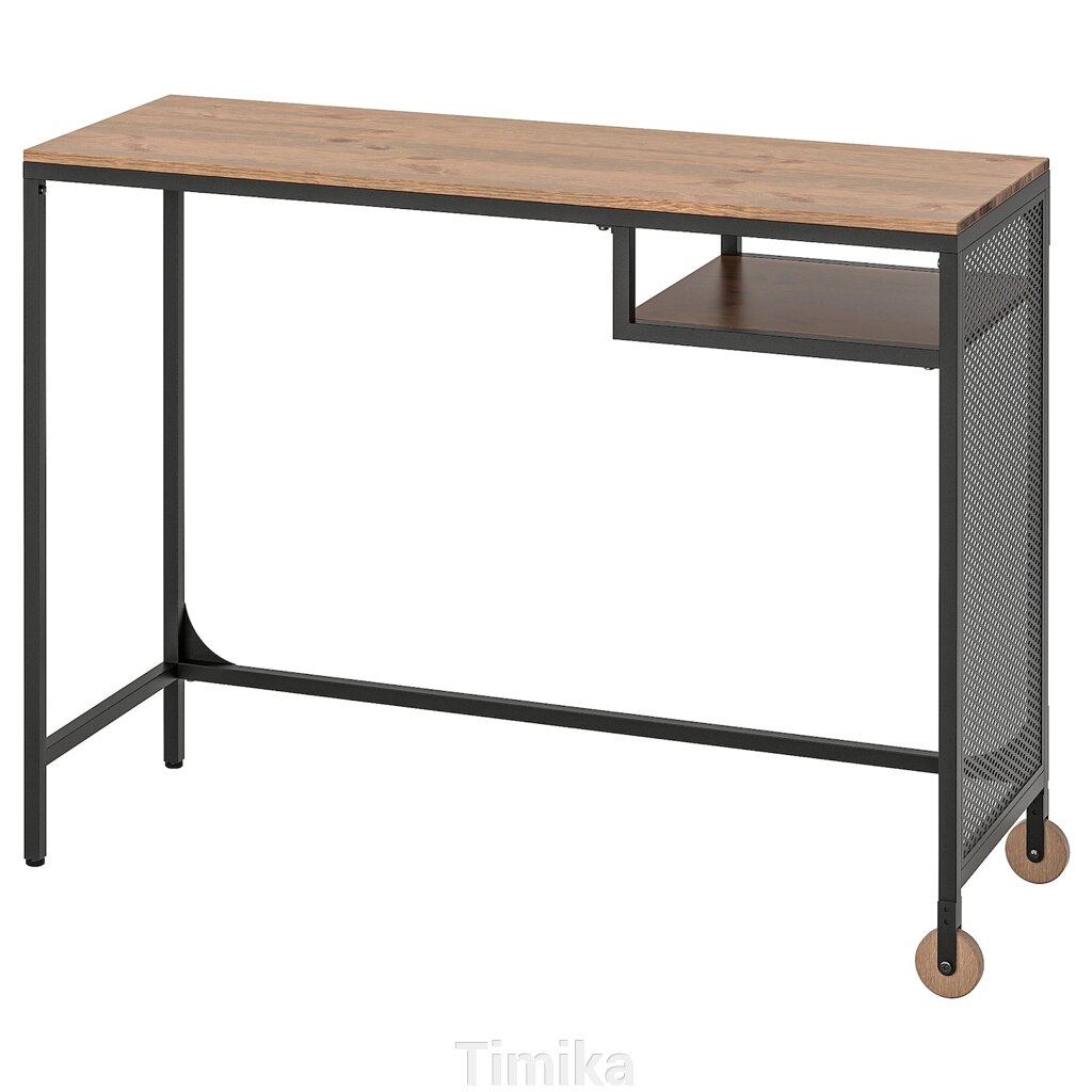 FJÄLLBO Столик для ноутбука, чорний, 100x36 см від компанії Timika - фото 1