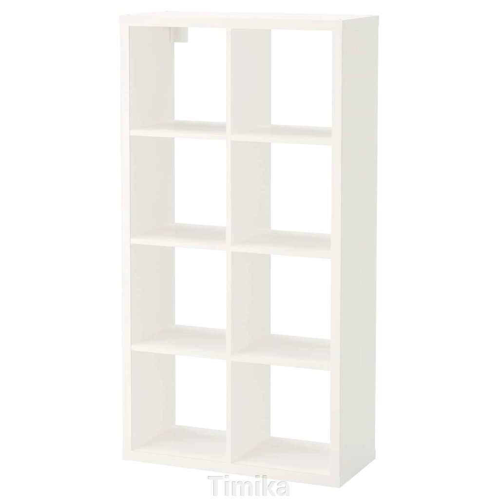 FLYSTA Книжкова шафа, біла, 69x132 см від компанії Timika - фото 1