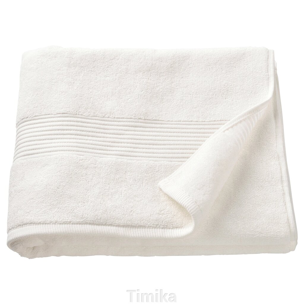 FREDRIKSJÖN Банний рушник, білий, 70x140 см від компанії Timika - фото 1