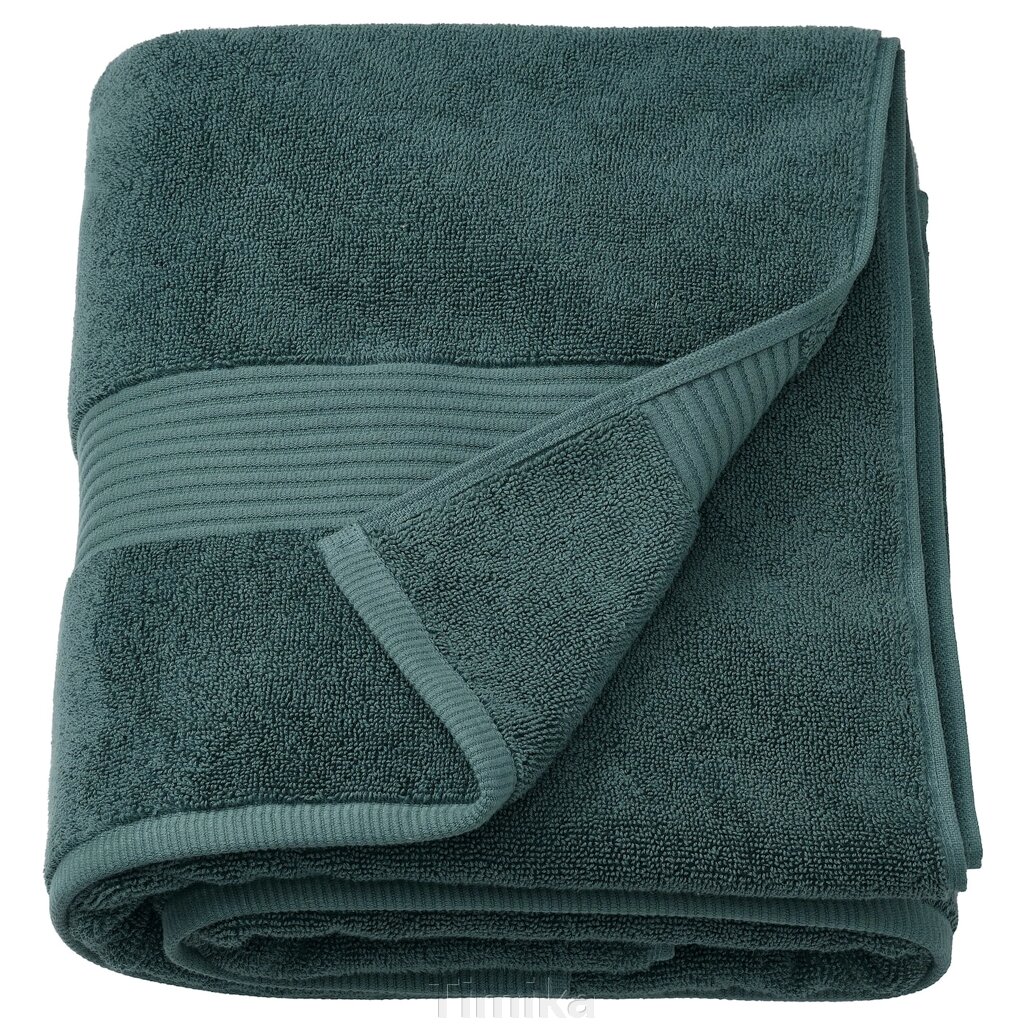 FREDRIKSJÖN Банний рушник, сіро-бірюзовий, 100x150 см від компанії Timika - фото 1
