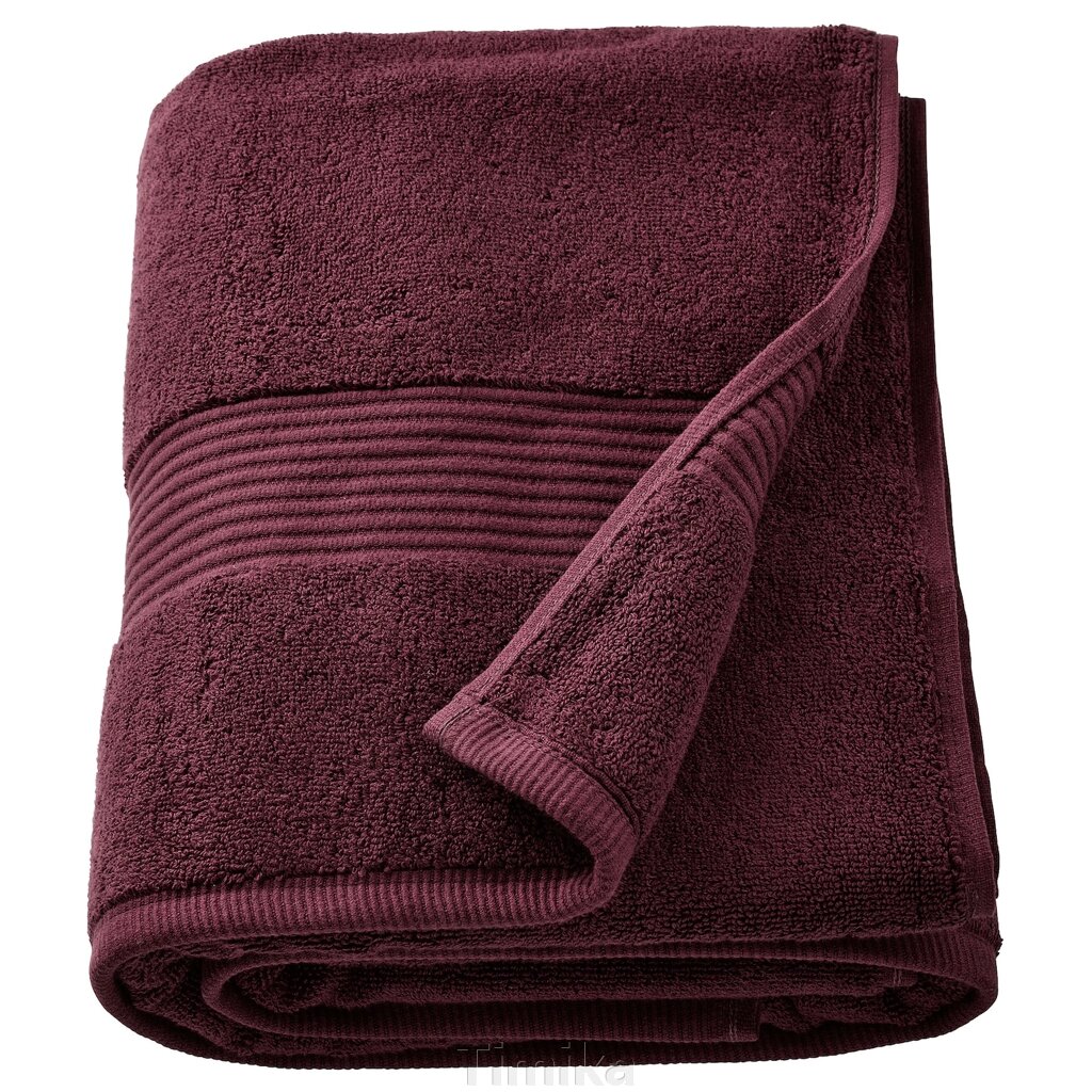FREDRIKSJÖN Банний рушник, темно-червоний, 100x150 см від компанії Timika - фото 1