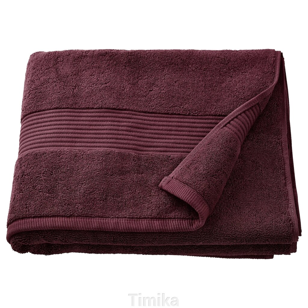 FREDRIKSJÖN Банний рушник, темно-червоний, 70x140 см від компанії Timika - фото 1