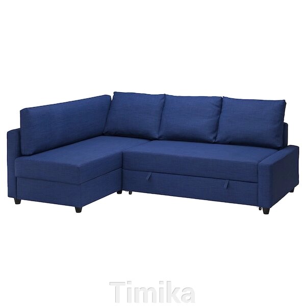 FRIHETEN / KLAGSHAMN Кутовий диван зі спальною функцією, Skiftebo blue від компанії Timika - фото 1