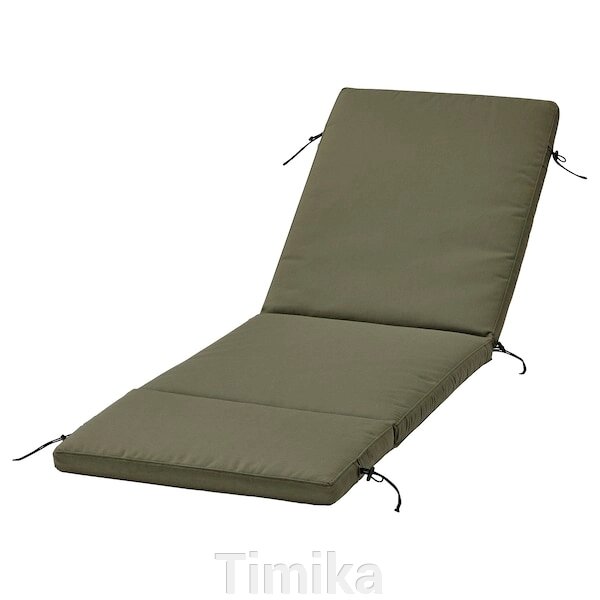 FRÖSÖN Чохол на подушку для шезлонга, зовнішній зелений, 190x60 см від компанії Timika - фото 1