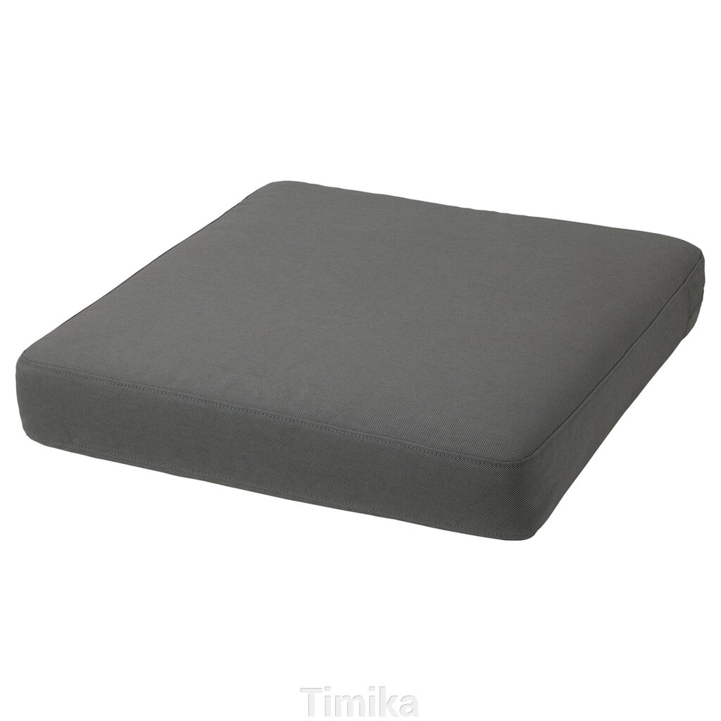 FRÖSÖN Чохол на подушку сидіння зовнішній темно-сірий 62х62 см від компанії Timika - фото 1