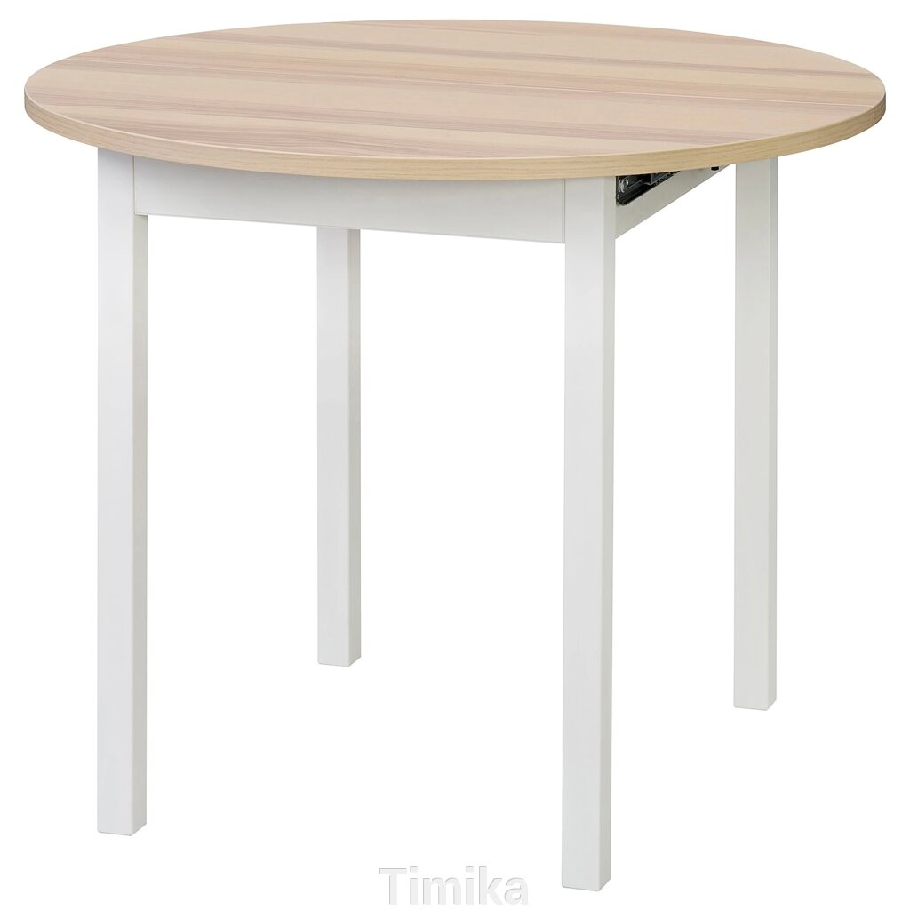 GAPERHULT Розсувний стіл, ясен/білий, 90/120x90 см від компанії Timika - фото 1