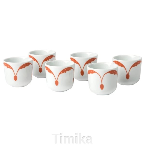 GOKVÄLLÅ Чашка для кави, помаранчева, 6 мл від компанії Timika - фото 1