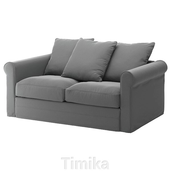 GRÖNLID 2-місний диван, Ljungen середньо-сірий від компанії Timika - фото 1