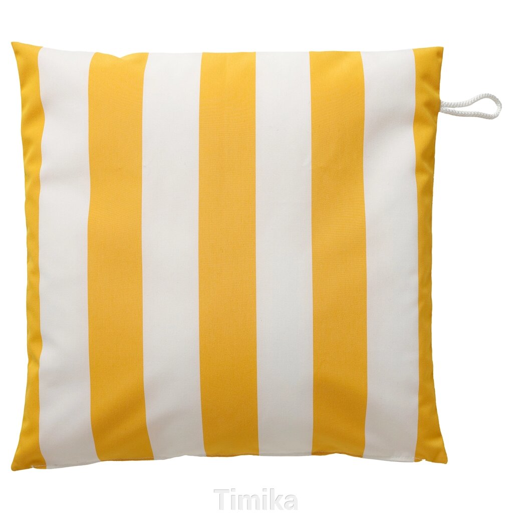 GULLBERGSÖ Наволочка для подушки, жовта/біла смужка/інтер’єр, 50x50 см від компанії Timika - фото 1
