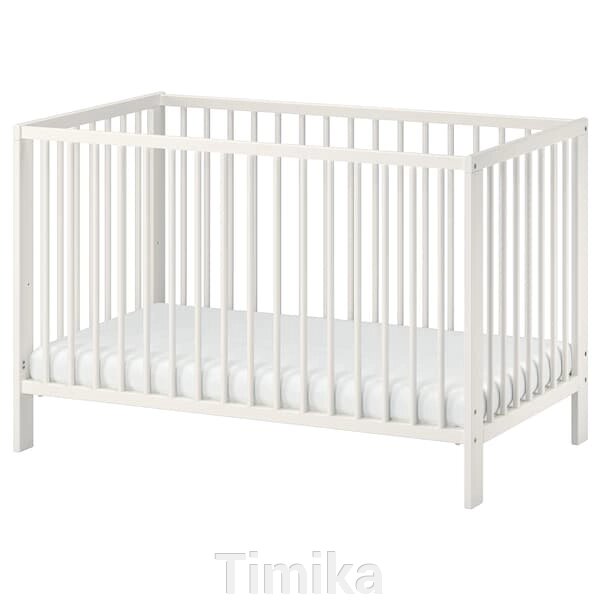 ГУЛЛІВЕР Дитяче ліжко, біле, 60х120 см від компанії Timika - фото 1