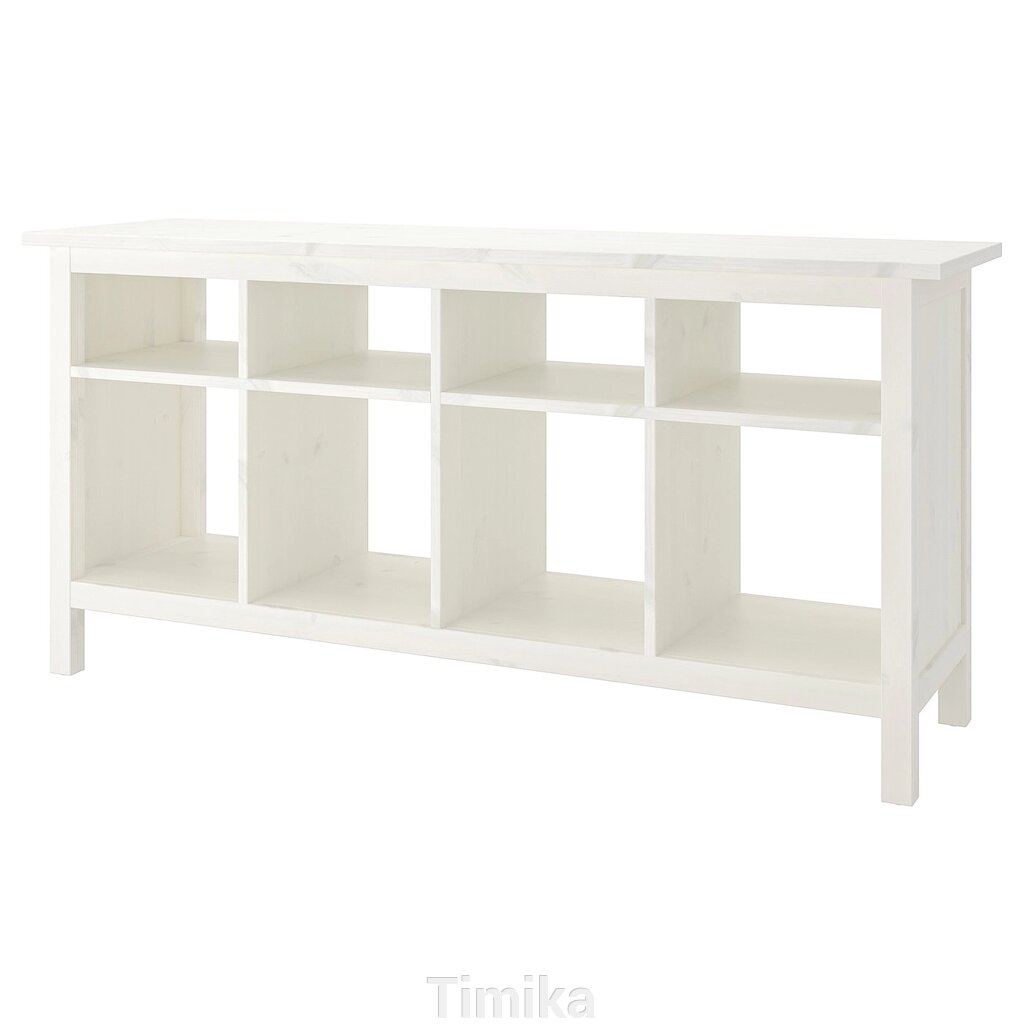 HEMNES Журнальний столик, біла морилка, 157х40 см від компанії Timika - фото 1