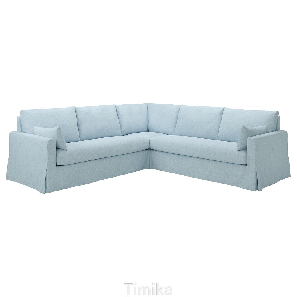 ХІЛТАРП 4-місний кутовий диван Кіланда блідо-блакитний від компанії Timika - фото 1