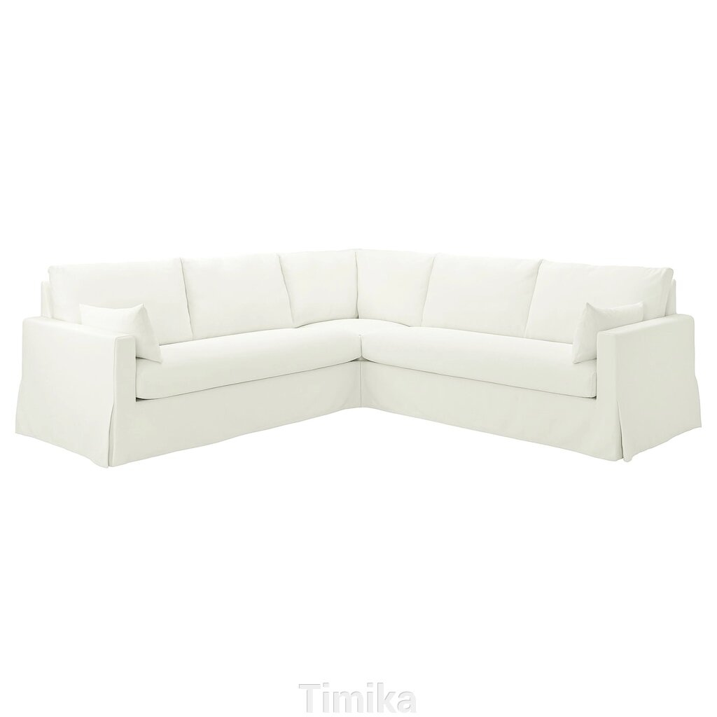 HYLTARP 4-місний кутовий диван, Hallarp білий від компанії Timika - фото 1