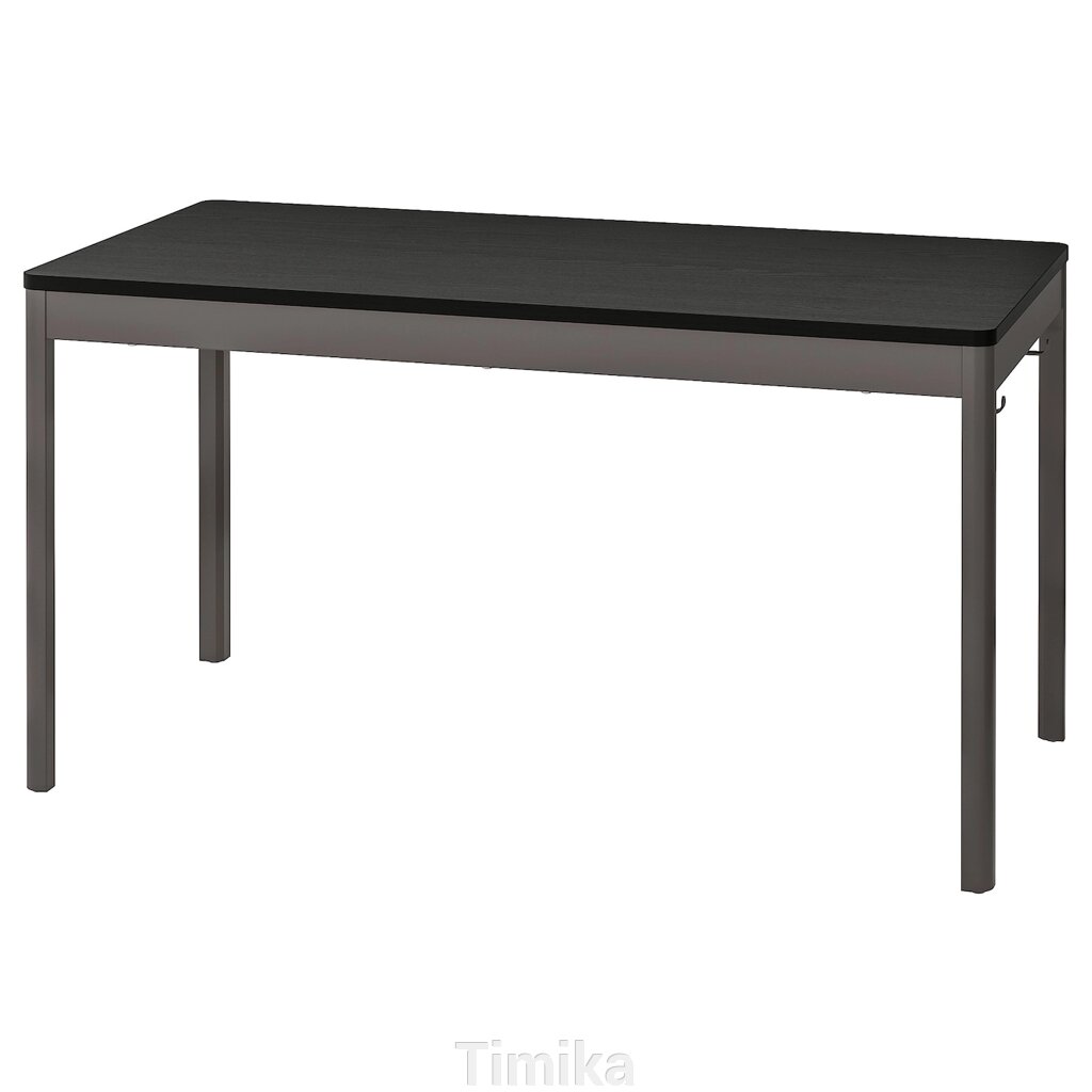 IDÅSEN Стіл, чорний/темно-сірий, 140x70x75 см від компанії Timika - фото 1