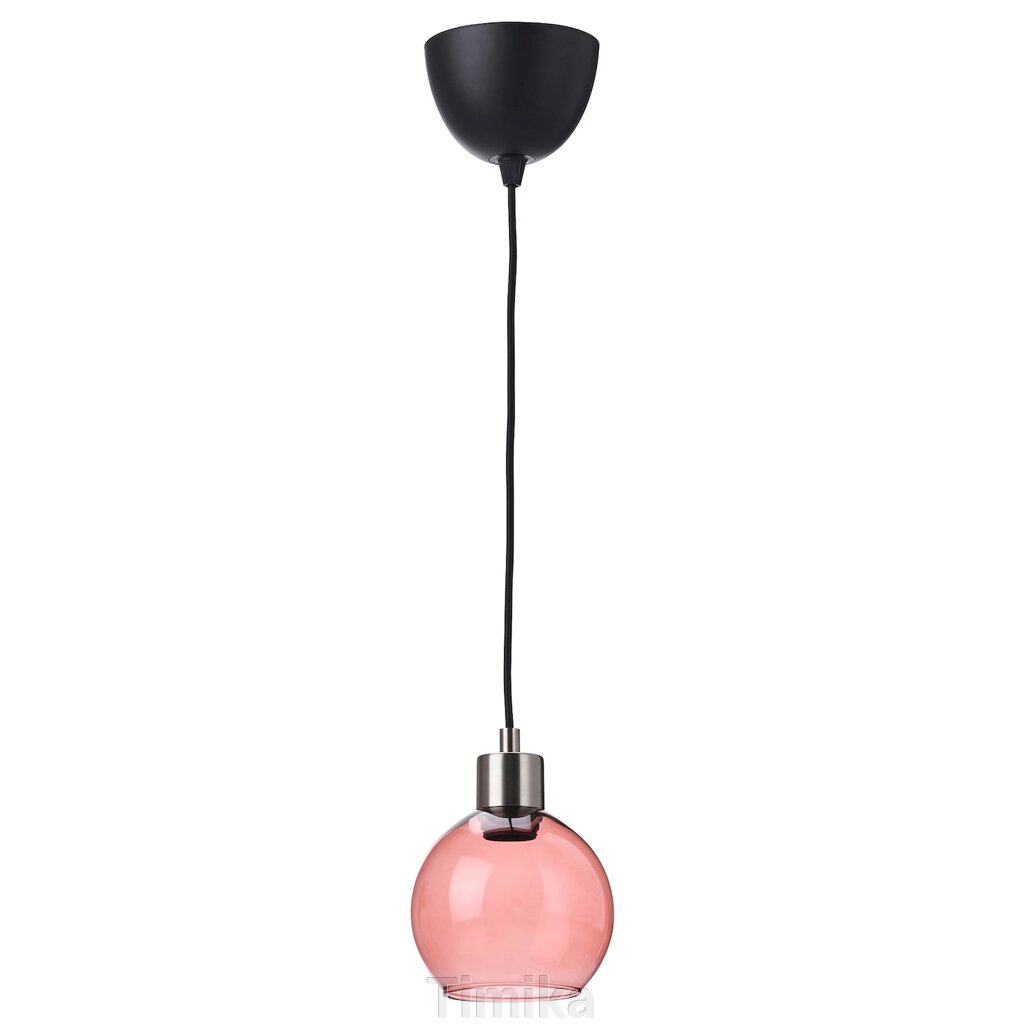 JAKOBSBYN / SKAFTET Підвісний світильник, рожевий/нікельований від компанії Timika - фото 1
