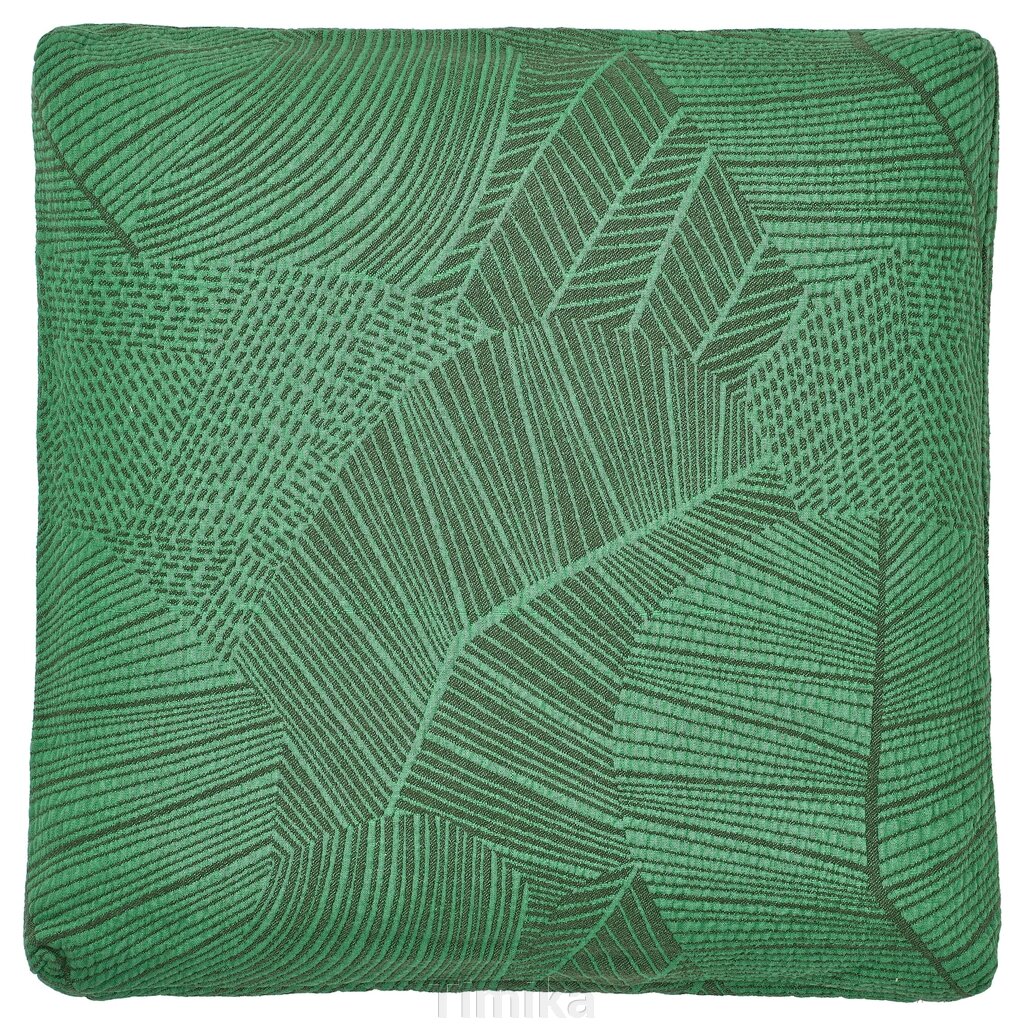 JÄTTEGRAN Чохол для подушки, зелений, 50х50 см від компанії Timika - фото 1