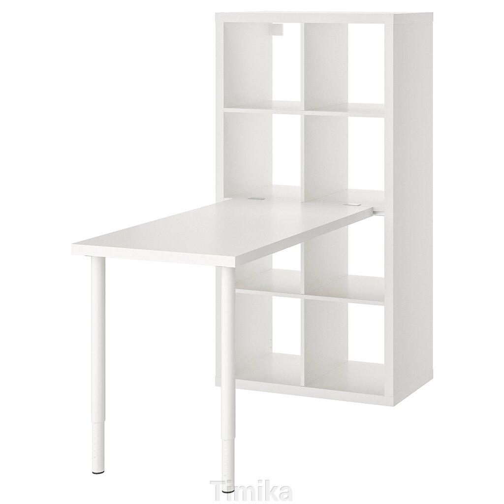 KALLAX / LINNMON Письмовий стіл, білий, 77x139x147 см від компанії Timika - фото 1
