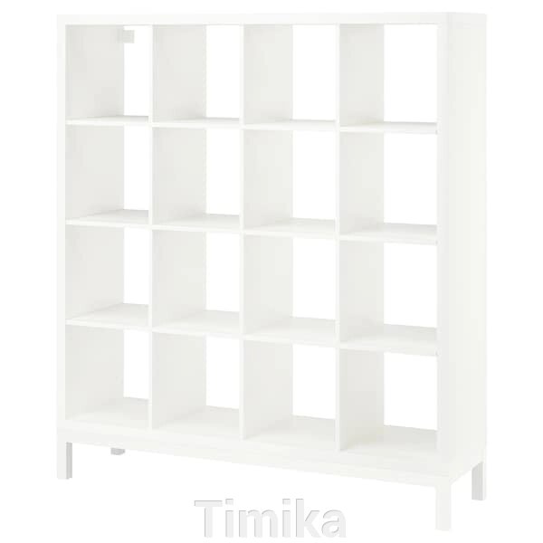 KALLAX Стелаж з опорною рамою, білий/білий, 147x164 см від компанії Timika - фото 1