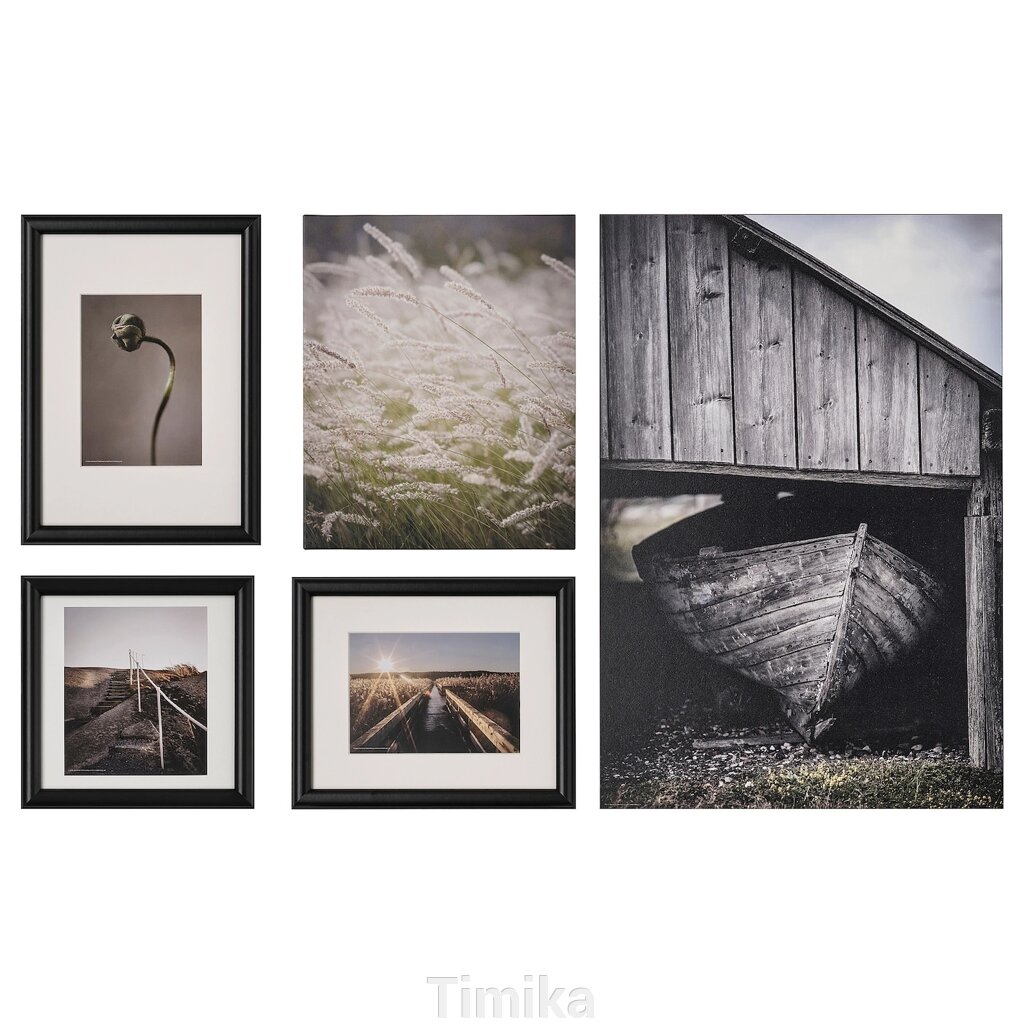 Картина RAMHÄLL, набір 5 штук, спокійна природа від компанії Timika - фото 1