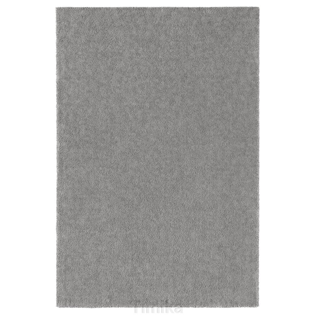 Килим STOENSE, низький ворс, середньо-сірий, 200х300 см від компанії Timika - фото 1