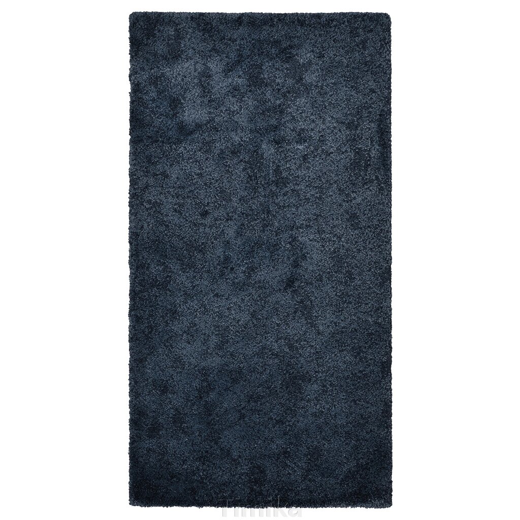 Килим STOENSE, низький ворс, темно-синій, 80x150 см від компанії Timika - фото 1