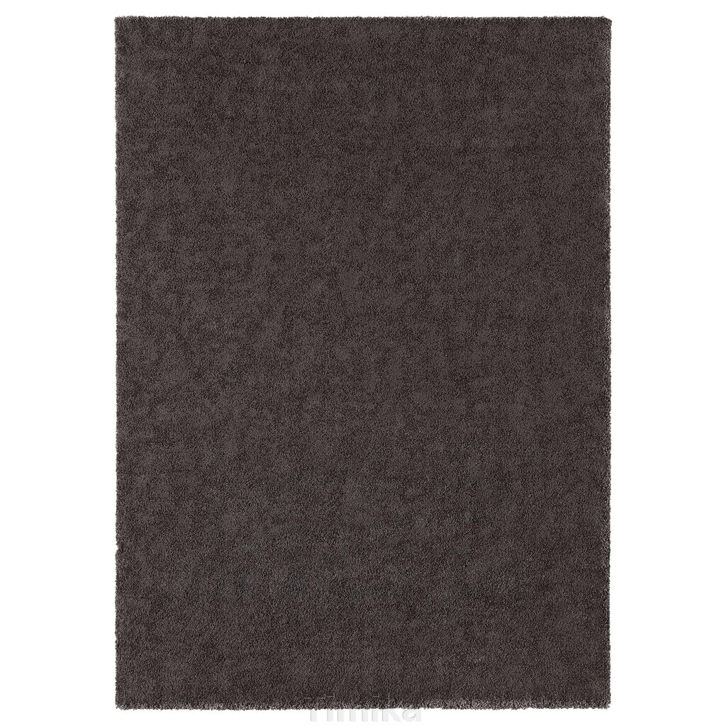 Килим STOENSE, низький ворс, темно-сірий, 170х240 см від компанії Timika - фото 1