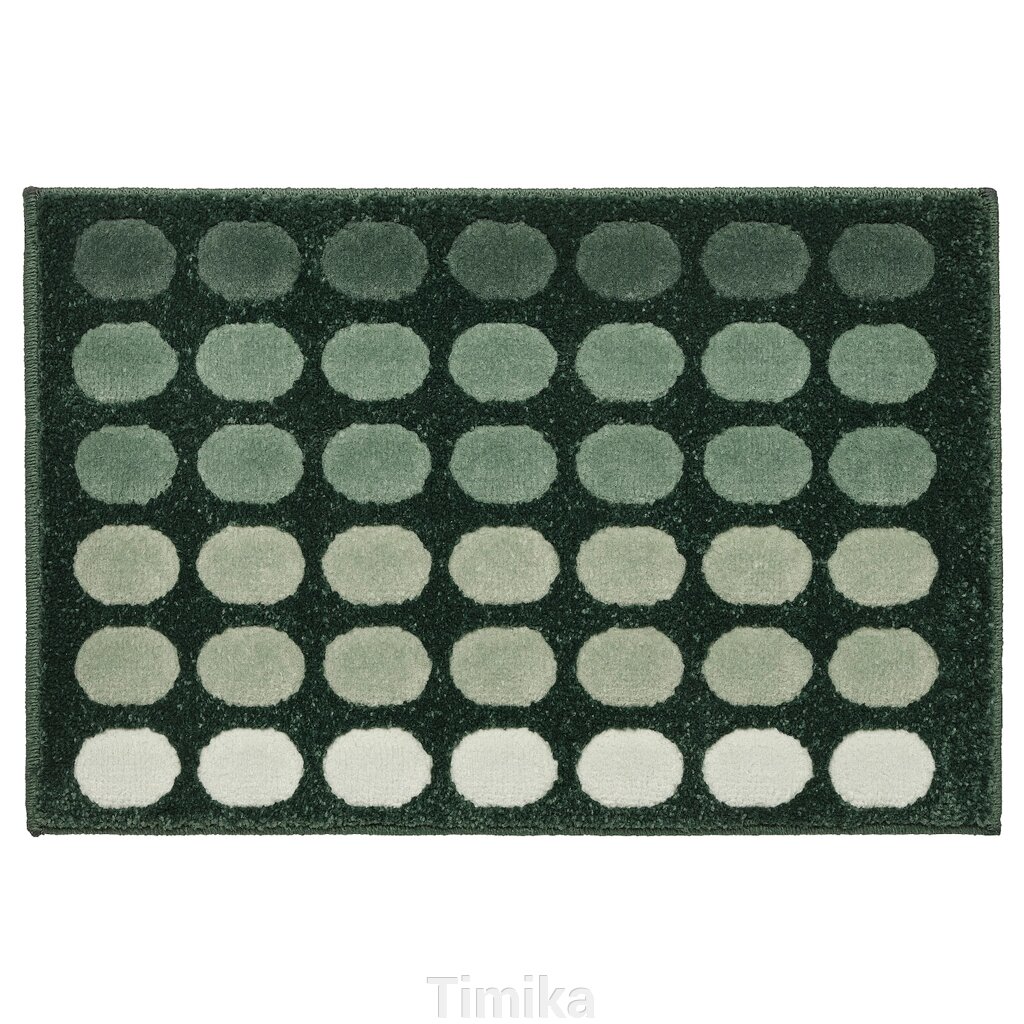 Килимок TUNNELBANA, темно-зелений, 40х60 см від компанії Timika - фото 1